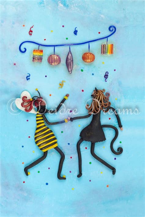 Items Similar To Bee Girl Print Cat Girl Print Costume Party Print