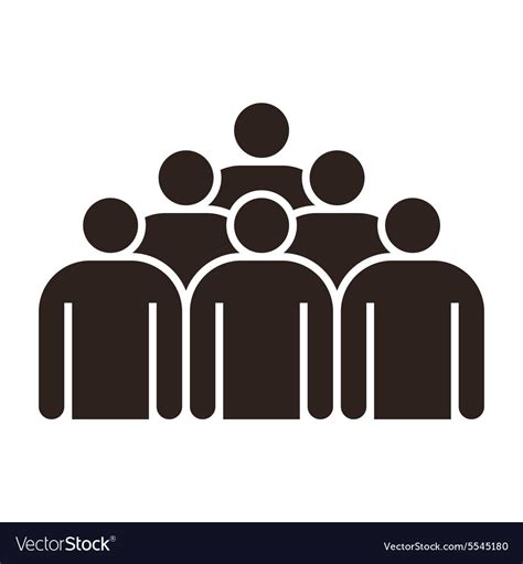 Group Of People Icon Royalty Free Vector Image