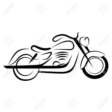 Motorcycle Chopper Drawing Free Download On Clipartmag