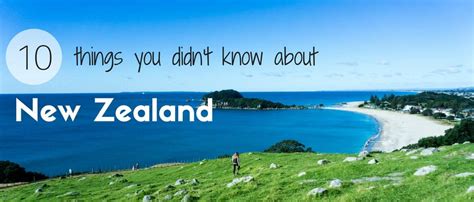 Things You Didnt Know About New Zealand