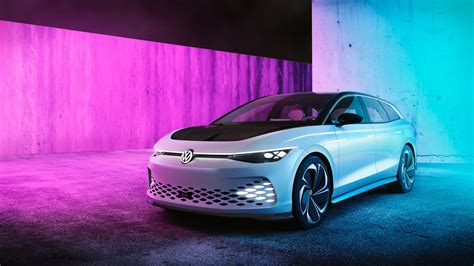 Volkswagen Id Space Vizzion Is Vws Electric Station Wagon Evbite