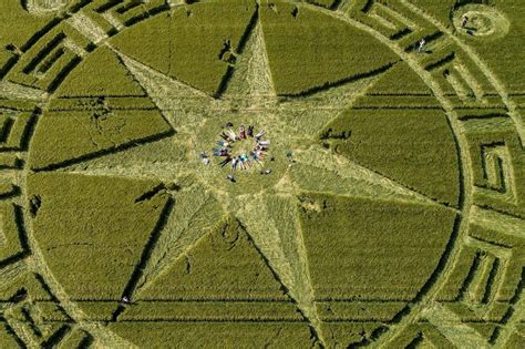 Pictures Of Crop Circle Tourism In England Crop Circles Mystical