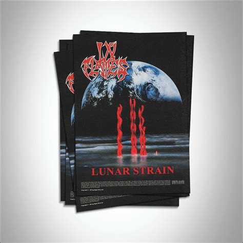 Pôster Cartaz De Banda In Flames Lunar Strain Album 32x47cm