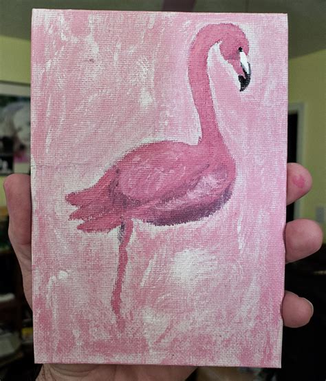 Another Flamingo For My Moms Collection This Time In Acrylic My Mom