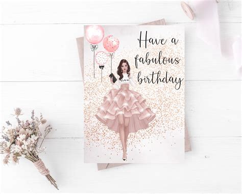 Teenage Girl Birthday Card Birthday Card For Teen Girl Girls Etsy