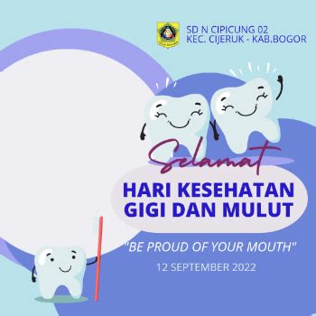 Kumpulan Twibbon Hari Kesehatan Gigi Dan Mulut Nasional Yuk Ramaikan