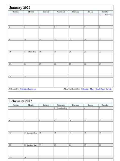2022 New Zealand Calendar With Holidays Free Yearly Australia