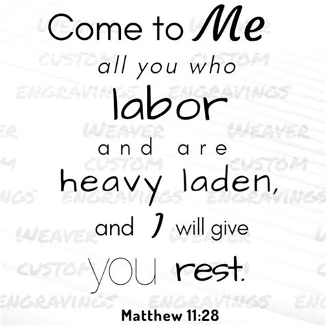 Come To Me All You Who Labor And Are Heavy Laden Svg Png Etsy