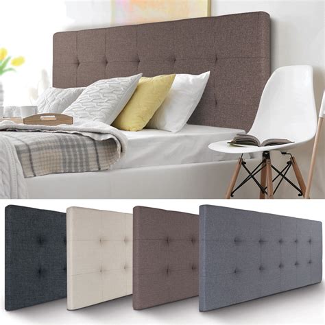 Marckonfort tête de lit oslo 160 cm, capitonnée tissu grey. Tête de lit capitonnée en tissu 160x58 cm taupe ...