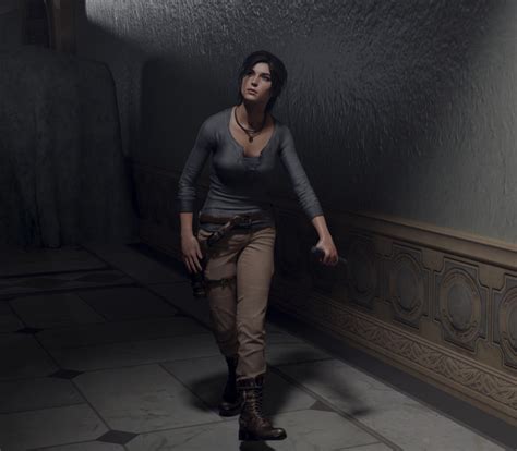 Skvrwiel Lara Croft Tomb Raider Highres 1girl 3d Breasts Brown