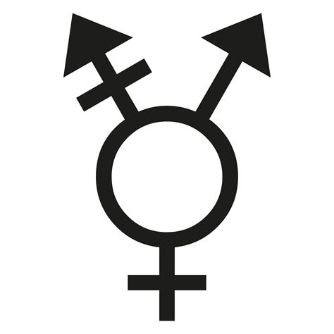 Flat Design Transgender Symbol On Transparent Background 18720960 Png