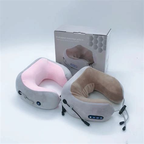 Neck Vertebra Massage Electric Travel Pillow With Heat Deep Tissue 3d Kneading Pillow U Shaped