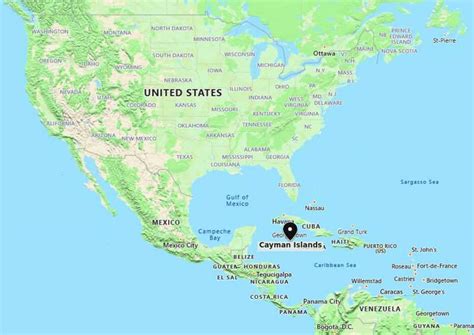 Cayman Islands Location On World Map United States Map