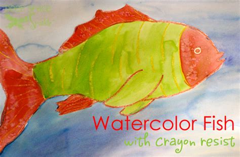 Watercolor Resist Tropical Fish Deep Space Sparkle