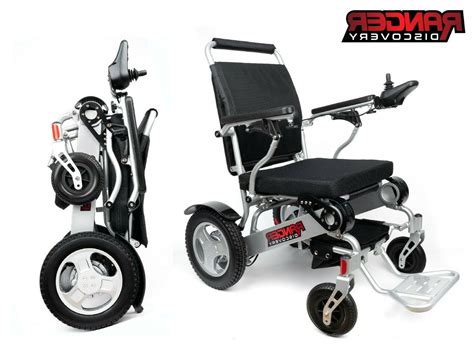 Lightweight Folding Electric Wheelchair Compact Portable Power Chair