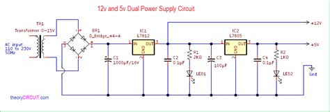 12v Dc Power Supply Circuit Diagram Wiring Diagram
