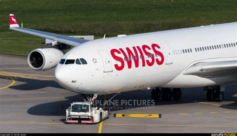 Hb Jmc Swiss Airbus A340 300 At Zurich Photo Id 1073879 Airplane