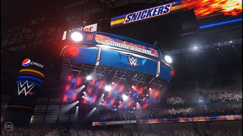 Wwe Summerslam 2023 Opening Pyro And Stage Reveal Concept Animation Youtube