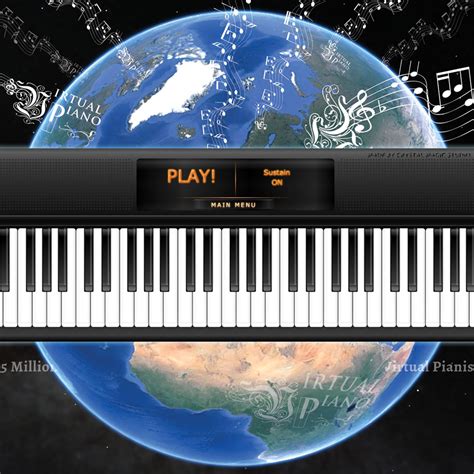 All timbres are generated by the combinations of oscillator and dynamically generated. Online piano app, Virtual Piano