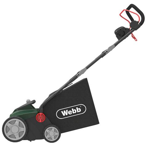 Webb 2 In 1 Electric Scarifier And Lawn Raker 36cm 1500w Webb