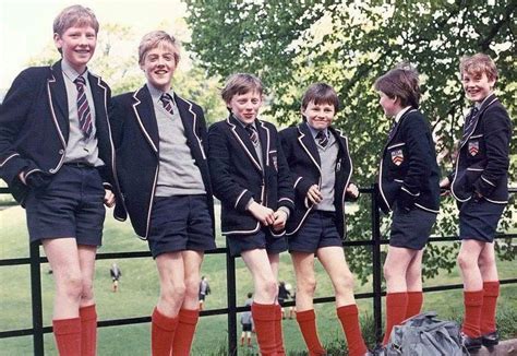 Scottish Schoolboys Of The 1980s Boys School Uniform Shorts Boys