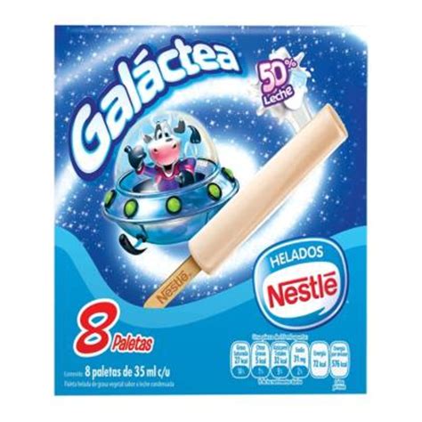 Paleta Helada Nestlé Galáctea 8 Pzas 35 Ml Cu Walmart