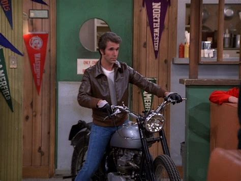 Fonzie is an imaginary character played by henry winkler in the iconic american sitcom, happy days. The Fonz's Triumph TR5 Trophy Auctioned - BikesRepublic