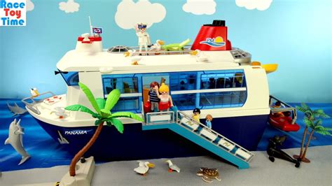 Playmobil Cruise Ship Playset Plus Toy Sea Animals Youtube