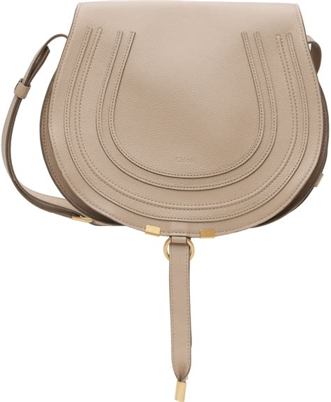 Tan Medium Marcie Saddle Bag By Chlo On Sale