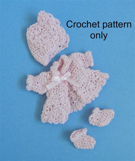 Crochet Pattern Pdf For 5 6 Inch Baby Doll Valentine Etsy In 2020