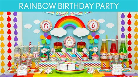 Rainbow Theme Birthday Party Ideas Health