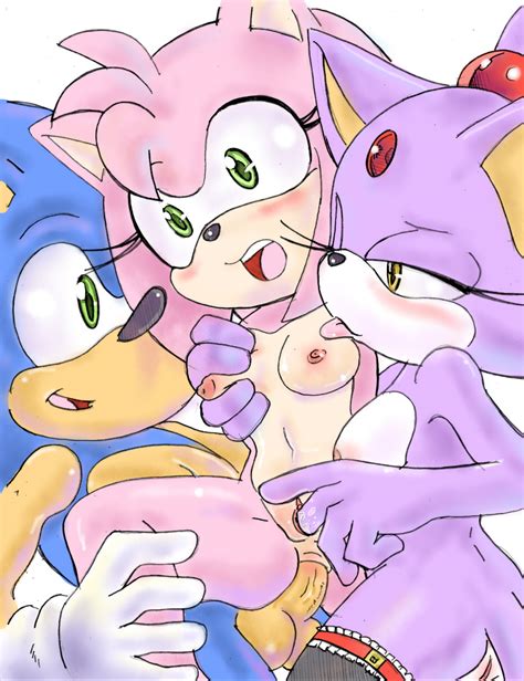 1382717 Amy Rose Blaze The Cat Sonic Team Sonic The