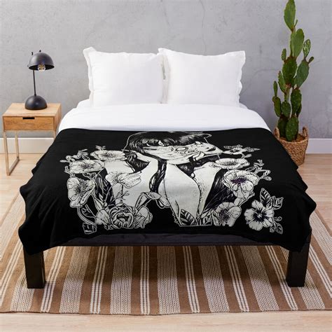 Tomie Junji Ito Unique Art Throw Blanket For Sale By Mr Aa Redbubble