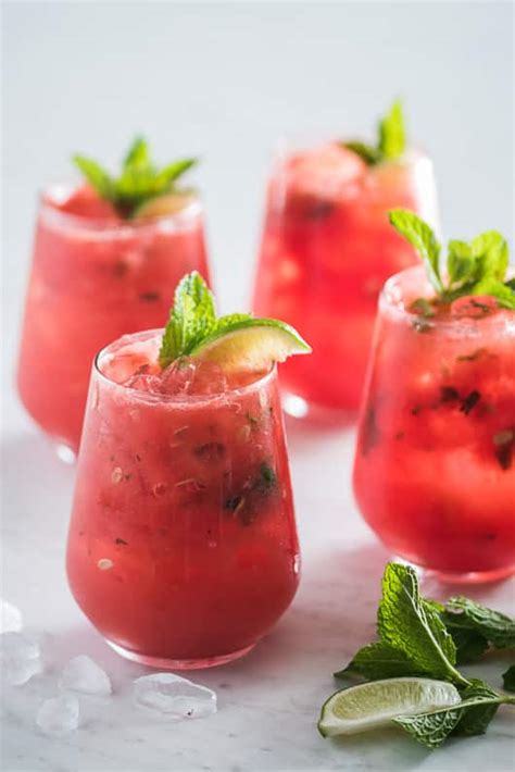 Easy Watermelon Mojito Recipe Inside A Watermelon