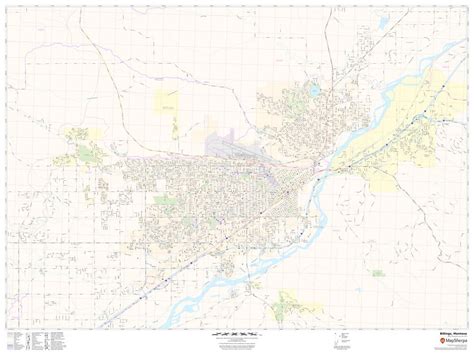 Billings Map Montana