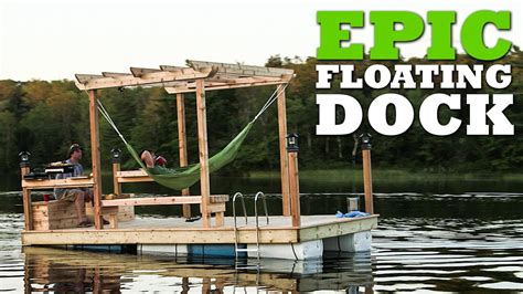 How To Build A Floating Dock With Plastic Barrels 8 X 12 Floating