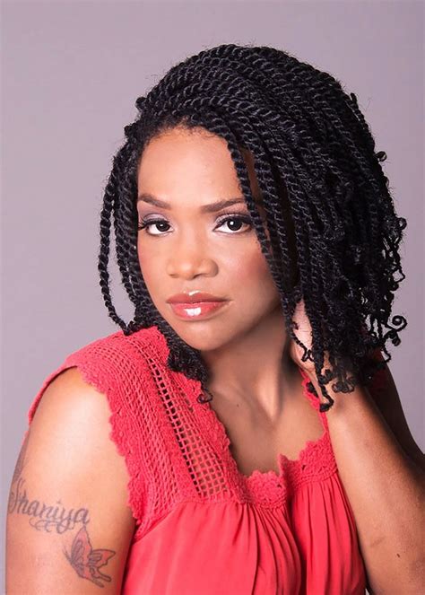 If you want to curl your kinky twists or your braids in your hair, it's easily done with some rollers and hot water. 51 Kinky Twist Braids Hairstyles with Pictures ...