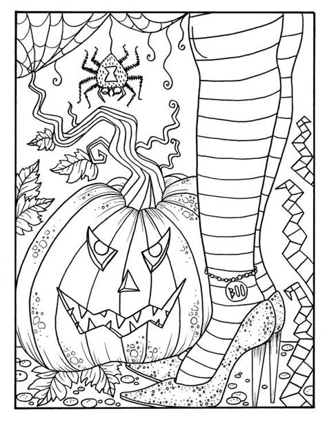 Halloween Coloring Pages For Adults Pdf Moveless 2