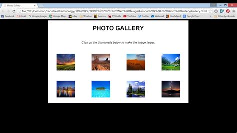 Top Photo Gallery Website Using Html And Css Photo Gallery Headshot Riset