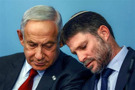 Israel Netanyahu Warned About Repercussions Of Transferring West Bank Authority To Smotrich
