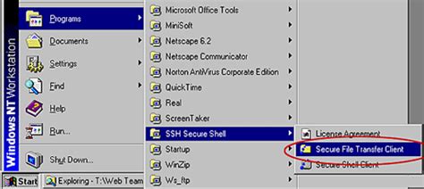 Using my computer or windows explorer, go to the directory where you saved the installation file (the filename is the installation process adds a new program group called ssh secure shell to your windows start > programs menu. Web Center: Using SSH Secure Shell: Secure File Transfer ...