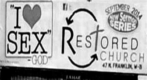 God Says ‘i Love Sex On Church Billboard In Pennsylvania