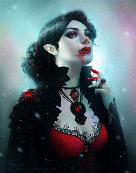 Female Vampire Drawings At PaintingValley Com Explore Collection Of