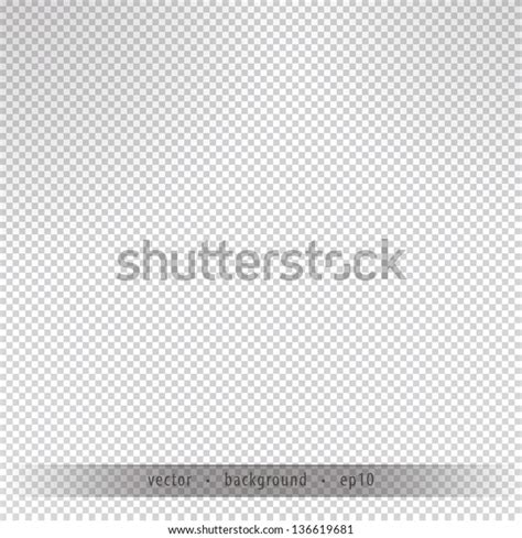 Invisible Background Empty Vector Background Transparency Stock Vector