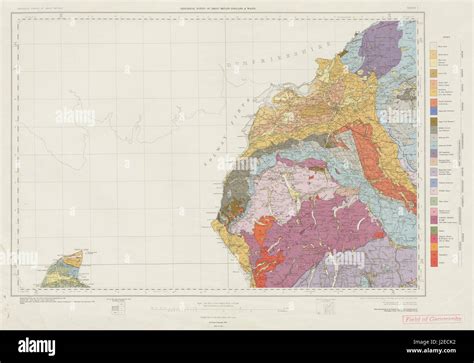 Geological Survey Great Britain Map Hi Res Stock Photography And Images