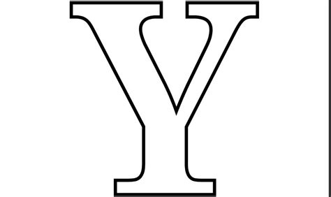 4 Best Images of Printable Letter Y Template - Free Printable Alphabet