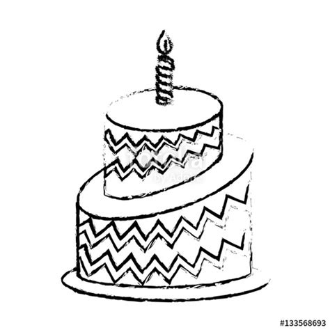 Birthday Cake Drawing Images At Getdrawings Free Download
