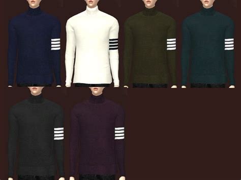 Winter Sweaters For Male Found In Tsr Category Sims 4 Male Everyday