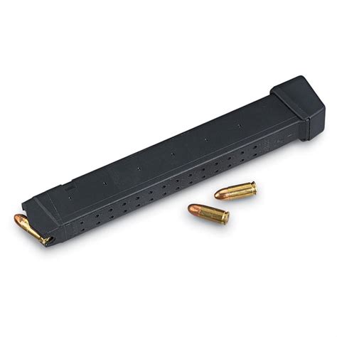 33 Rd Mag For Glock® 9 Mm 64065 Handgun And Pistol Mags At