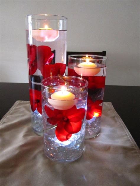 Inspiring Diy Fake Flower Centerpieces Ideas 17 Floating Candle